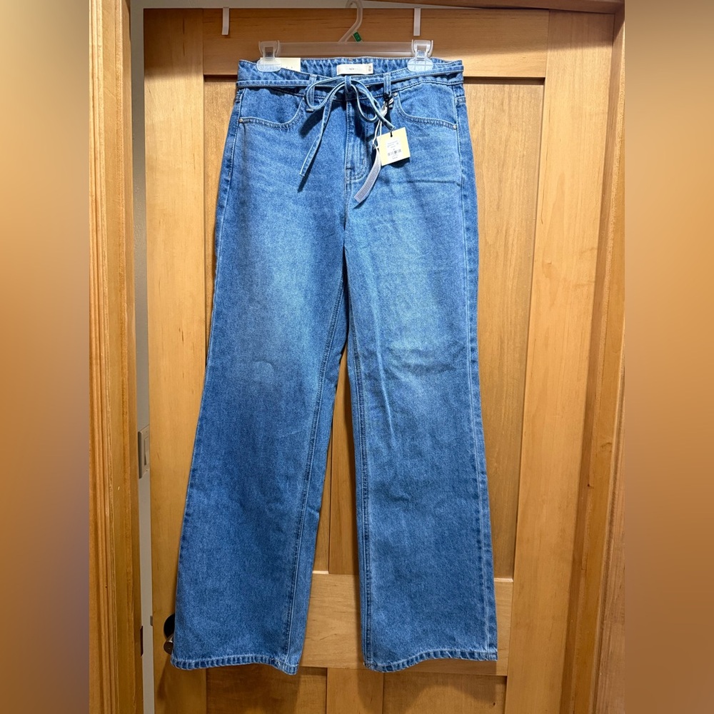 Classic Blue Wide Leg Jeans